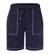 Natural Living Organic Cotton Drawsting Shorts | Deep Navy 78464-1610